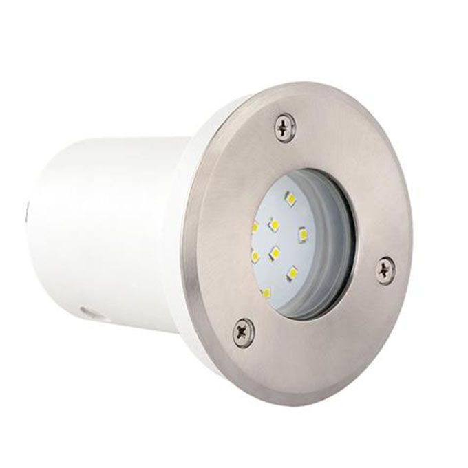 Грунтовый светодиодный светильник Horoz 1.2W 12LED HL940L белый цвет 
свечения