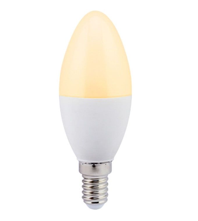 Светодиодная лампа Ecola свеча LED 7W E14 золотистая