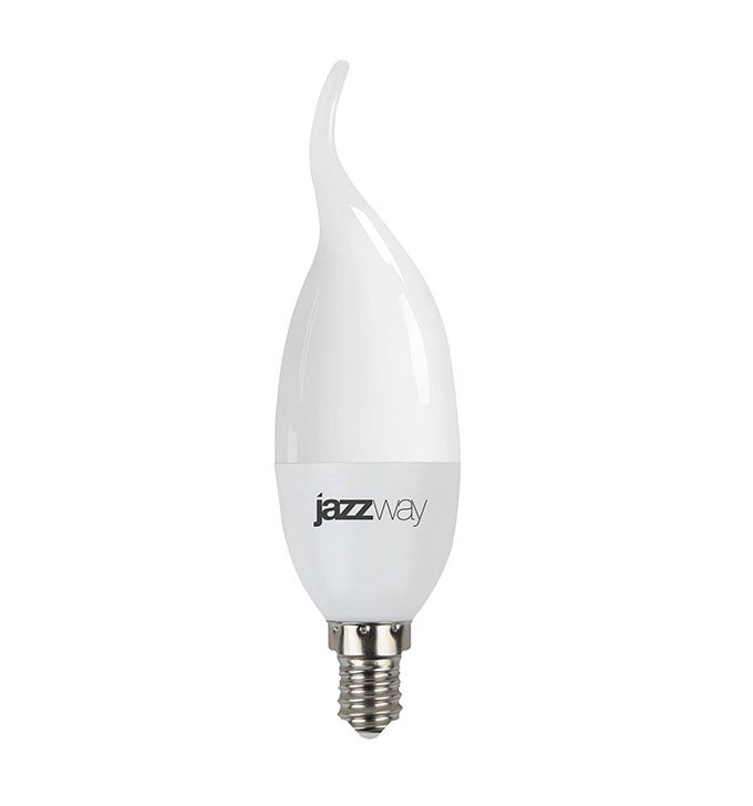 Светодиодная лампа Jazzway PLED-SP CW37 свеча на ветру LED 9W E14 5000K