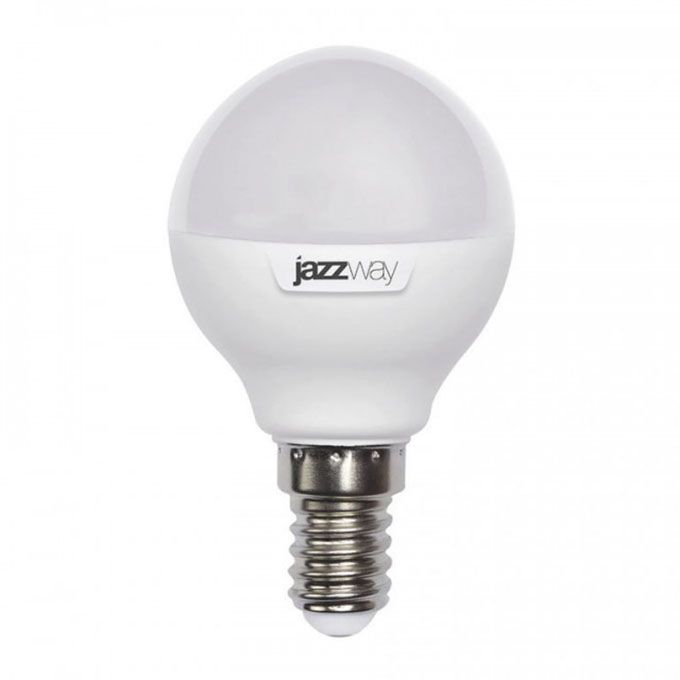 Светодиодная лампа Jazzway PLED-SP G45 в форме шара LED 9W E14 3000K