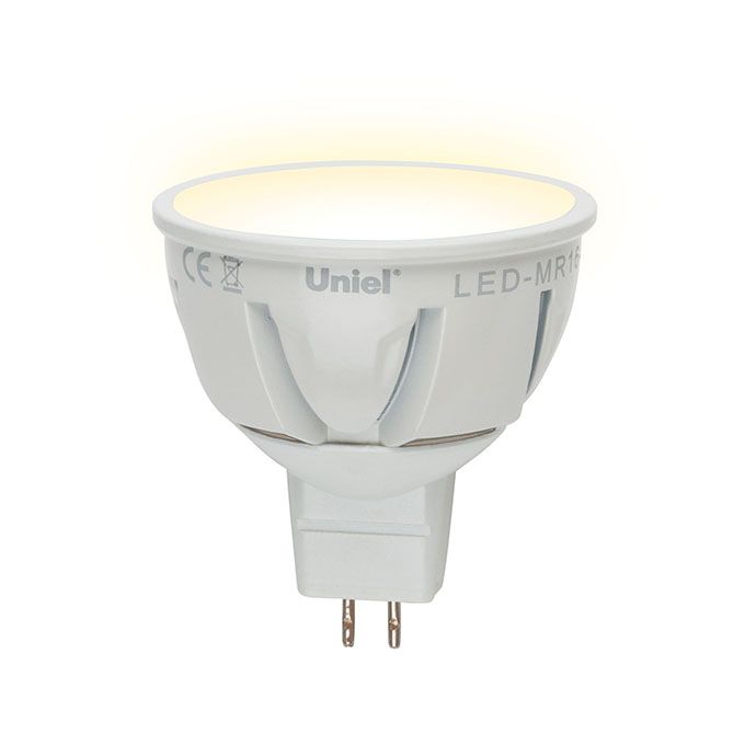 Диммируемая светодиодная лампа Uniel Palazzo DIM JCDR MR16 LED 7W GU5.3 
3000K (матовое стекло)