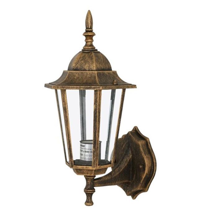 Садово-парковый светильник Camelion 4101 Пушкинский на кронштейне 6 
граней 
бронза