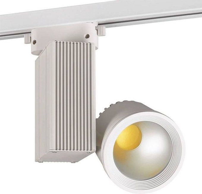 Светодиодный трековый светильник Uniel ULB-M01 LED 20W 3000K белый
