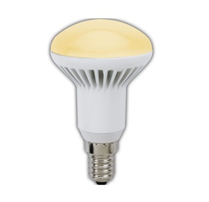 Светодиодная лампа Ecola Reflector R50 LED 7W E14 (алюминий) золотистый