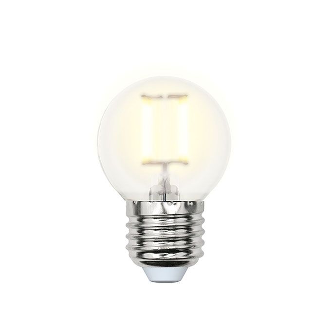 Светодиодная лампа Uniel Sky в форме шара LED 6W G45 E27 3000K (матовая)