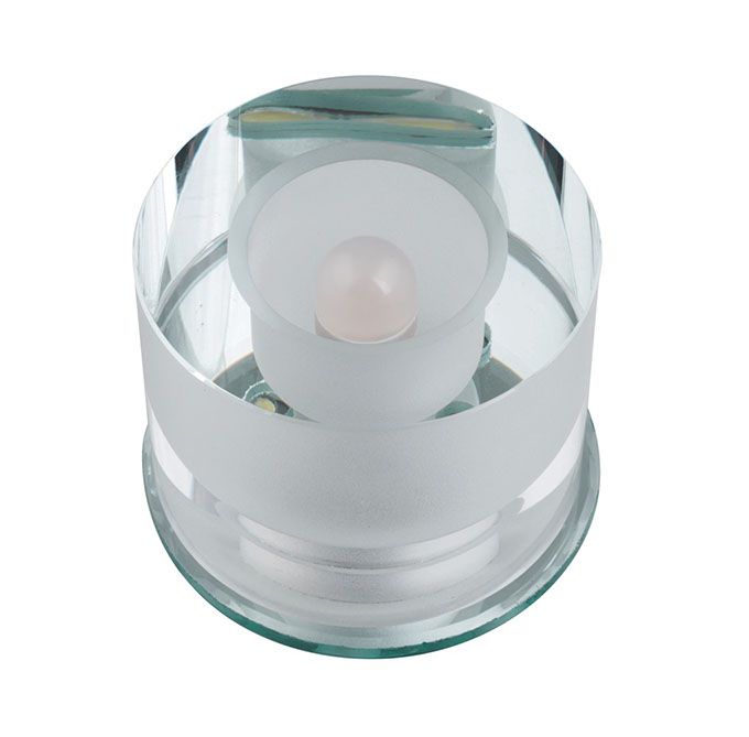 Встраиваемый светильник Fametto Luciole DLS-L114 G9 зеркальный с 
подсветкой прозрачный