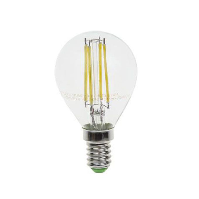Светодиодная лампа ASD Premium в форме шара LED 5W G45 E14 3000K (прозрачная)