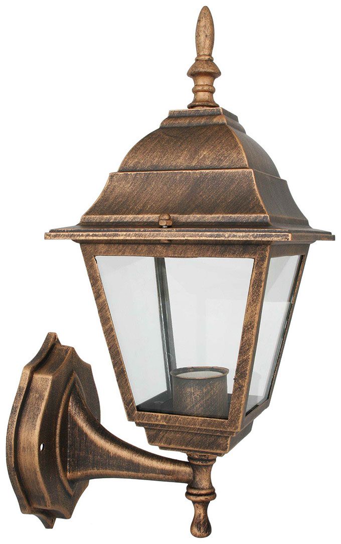 Садово-парковый светильник Camelion 4201 Пушкинский на кронштейне 4 грани бронза
