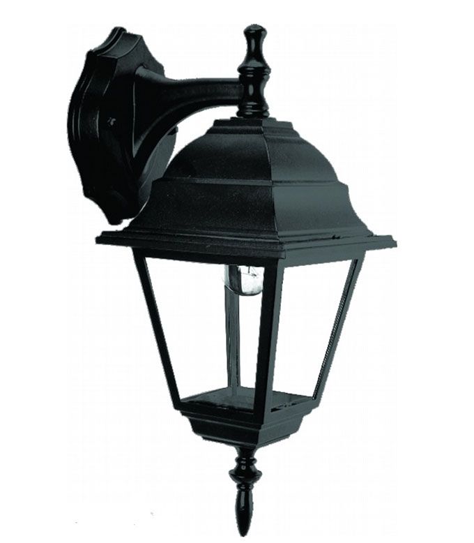 Садово-парковый светильник Camelion 4202 Пушкинский на кронштейне 4 грани черный
