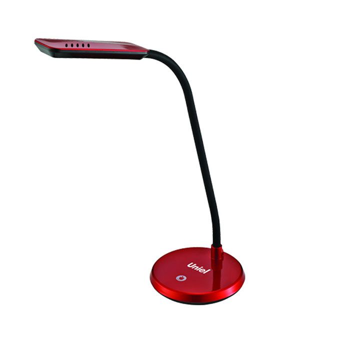 Светодиодный настольный светильник Uniel LED Premium TLD-510 6W красный 5000K