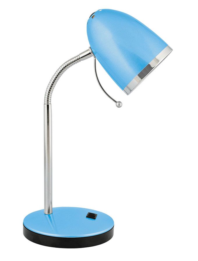 Настольная лампа Camelion KD-308 C13 E27 голубой