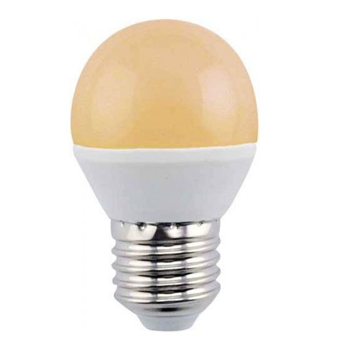 Светодиодная лампа Ecola в форме шара LED Premium 8W G45 E27 золотистая
