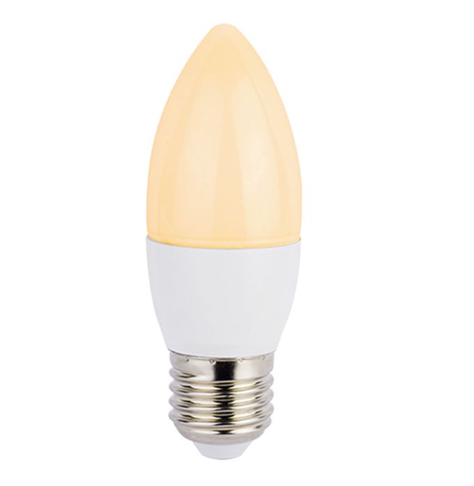 Светодиодная лампа Ecola свеча LED Premium 8W E27 золотистая