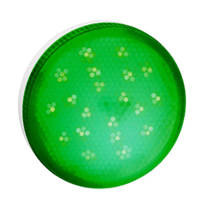 Светодиодная лампа Ecola в форме таблетки GX53 LED 8W матовая зеленая