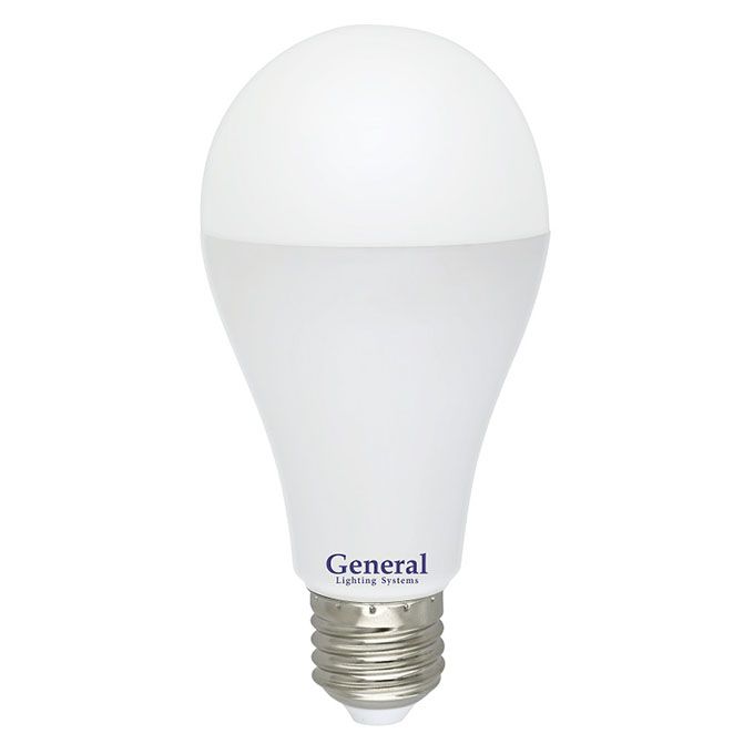 Светодиодная лампа General ECO шар LED 25W A67 E27 (матовая) 4500K