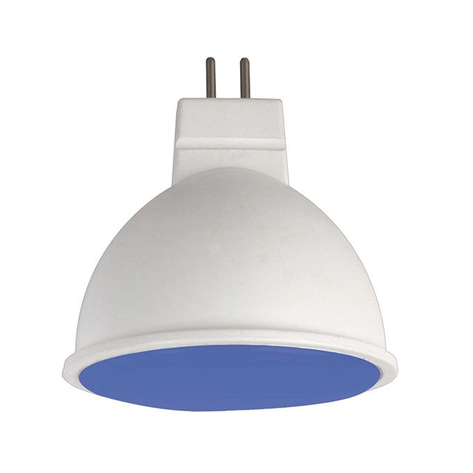 Светодиодная лампа Ecola рефлектор MR16 LED 7W GU5.3 (матовая) синий