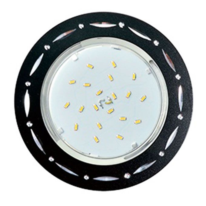 Встраиваемый светильник Ecola GX53 H4 DL5385 точки-полоски черный