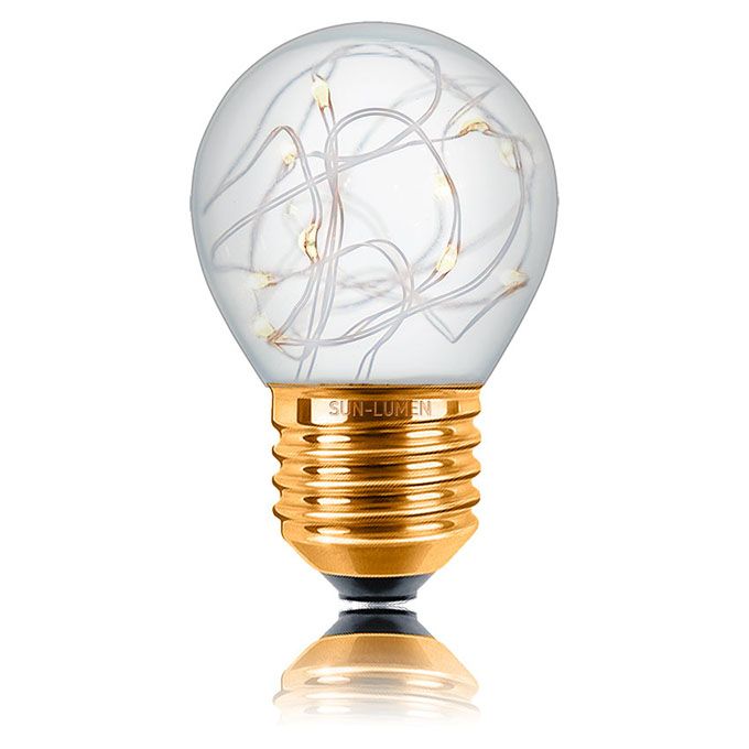 Декоративная светодиодная лампа Sun-Lumen Starry LED 1W E27 G45 (прозрачная) 2700K