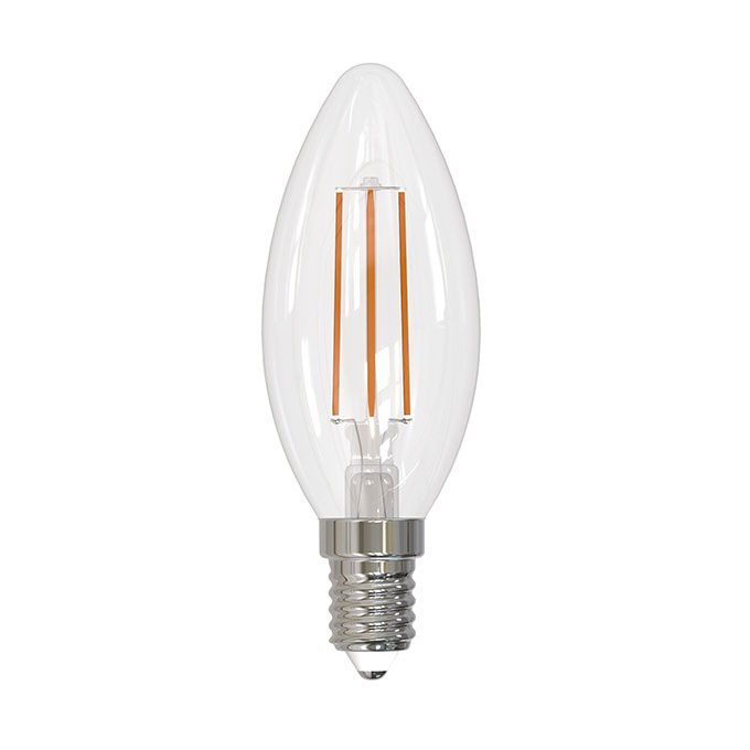 Диммируемая светодиодная лампа Uniel Air свеча LED 9W E14 (прозрачная) 4000K