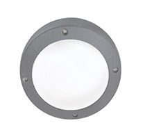Уличный светильник Ecola GX53 IP65 накладной круглый серый