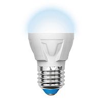 Диммируемая светодиодная лампа Uniel Palazzo DIM шар LED 6W G45 E27 (матовая) 4500K