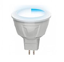 Диммируемая светодиодная лампа Uniel Palazzo DIM рефлектор JCDR MR16 LED 5W GU5.3 4500K (матовое стекло)