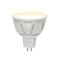 Диммируемая светодиодная лампа Uniel Palazzo DIM JCDR MR16 LED 7W GU5.3 3000K (матовое стекло)