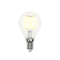 Филаментная светодиодная лампа Uniel Sky шар LED 6W E14 (матовая) 3000K