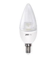 Светодиодная лампа Jazzway PLED-SP свеча 7W E14 с линзой (прозрачная) 3000K