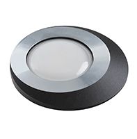 Встраиваемый светильник Fametto Vernissage MR16 DLS-V105 GU5.3 смещенный круг черный