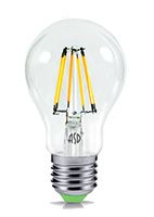 Филаментная cветодиодная лампа ASD Premium шар LED 6W A60 E27 (прозрачная) 3000K