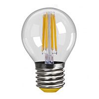 Филаментная светодиодная лампа Ecola шар LED 5W E27 (прозрачная) 2700K