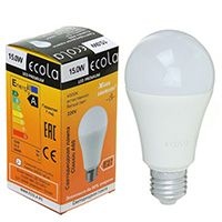 Светодиодная лампа Ecola в форме шара LED Premium 15W A60 E27 4000K