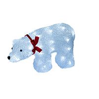 Светодиодная фигура Uniel ULD-M3423-040/STA Белый медведь