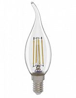 Филаментная светодиодная лампа General свеча на ветру LED 7W E14 (прозрачная) 6500K