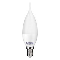 Светодиодная лампа General ECO свеча на ветру LED 7W E14 (матовая) 4500K