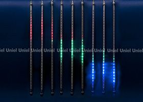 Светодиодный занавес Uniel ULD-E2405-240/DTK IP44 падающие звезды для улицы белый