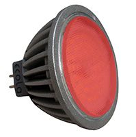 Светодиодная лампа Ecola рефлектор MR16 LED color 4,2W GU5.3 красный (прозрачное стекло)