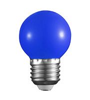 Светодиодная лампа Ecola шар LED 5W G45 E27 (матовая) синяя