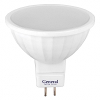 Светодиодная лампа General рефлектор MR16 LED 7W (матовая) 6500K