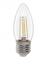 Филаментная светодиодная лампа General свеча LED 10W E27 (прозрачная) 2700K