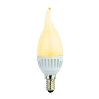 Светодиодная лампа Ecola свеча на ветру LED 4,4W E14 золотистая