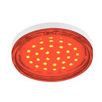 Светодиодная лампа Ecola GX53 LED 4,4W (прозрачная) красная