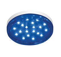 Светодиодная лампа Ecola GX53 LED 4,4W (прозрачная) синяя