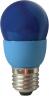 Энергосберегающая лампа в форме шара Ecola globe Color 9W 220V E27 Blue Синий 91x46 (K7CB09ECB)