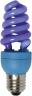 Энергосберегающая лампа в форме спирали Ecola Spiral Color 15W 220V E27 Blue Синий 124x45 (Z7CB15ECB)