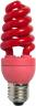Энергосберегающая лампа в форме спирали Ecola Spiral Color 15W 220V E27 Red Красный 124x45 (Z7CR15ECB)