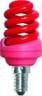 Энергосберегающая лампа в форме спирали Ecola Spiral Color 12W 220V E14 Red Красный 95x43 (Z4CR12ECB)