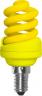 Энергосберегающая лампа в форме спирали Ecola Spiral Color 12W 220V E14 Yellow Желтый 95x43 (Z4CY12ECB)