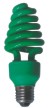Энергосберегающая лампа в форме спирали Ecola Spiral Color 20W 220V E27 Green Зеленый 148x60 (Z7CG20ECB)